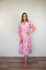 Larosela V-Neck Elastic Waist Dress