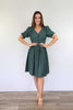 Larosela V-neck Button-Front Dress
