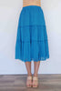 Merric Elastic Waist Crush Pleat Skirt