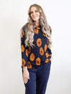 Larosela Print Turtleneck Top