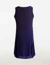 Larosela Tie Neck Ruffle Bottom Sleeveless Dress