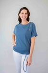 Merric Tie Front Button Top