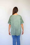 FairyTern 100%Cotton Drawstring Hem Top