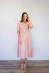 Merric Plain Ealstic Waist Dress