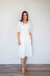 Merric Plain Ealstic Waist Dress
