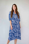 Merric Print Rayon Dress