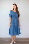 Merric Plain Ealstic Waist Dress