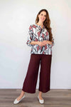 Larosela Wide-Leg Soft Pants With Side Pockets