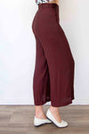 Larosela Wide-Leg Soft Pants With Side Pockets