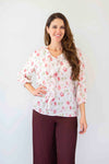 Merric Ruffled Front Top
