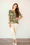 Larosela 3/4-Length Pants with Side and Back Pockets