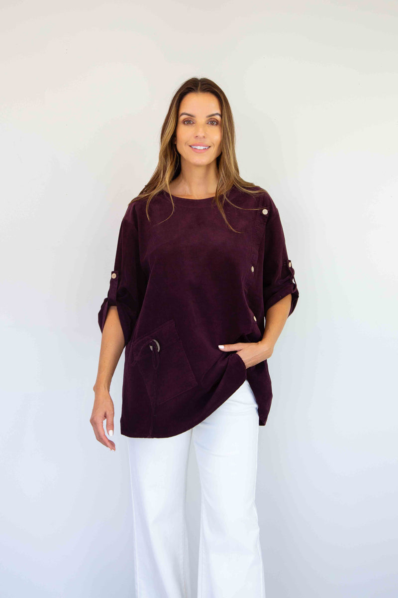 FairyTern Corduroy Pocket Front Top – Merric
