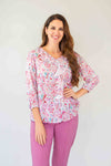 Merric Ruffled Front Top