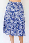 Merric Elastic Waist Crush Pleat Skirt