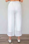 Larosela Wide-Leg Soft Pants With Side Pockets