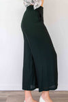 Larosela Wide-Leg Soft Pants With Side Pockets