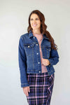 Larosela Thick Stretch 74%Cotton Jean Jacket