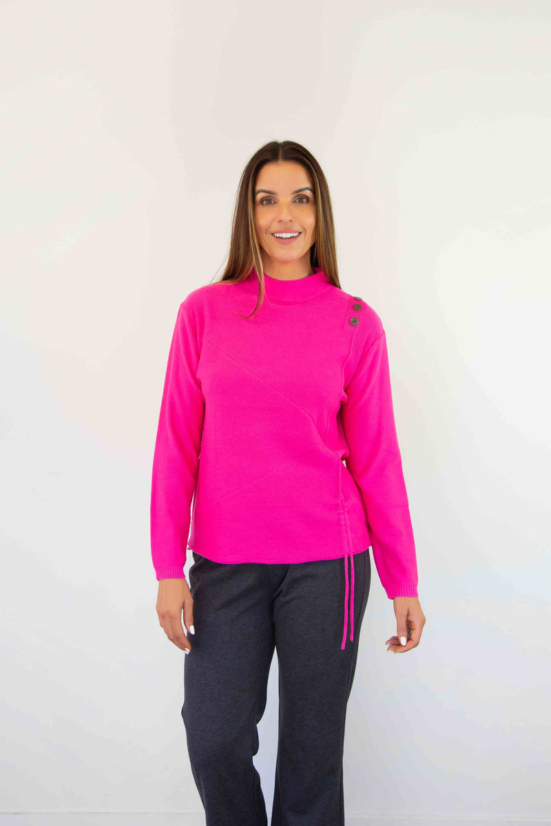 Merric String Front Knitted Jersey