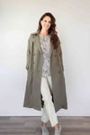 Larosela Long Trench Coat