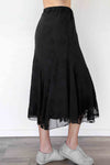 Larosela Sheer Print Skirt