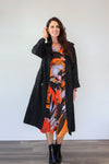 Larosela Burnt Fabric Trench coat
