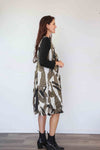 Merric Sleeveless Wrinkle Print Dress