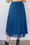 Larosela Sheer Print Skirt