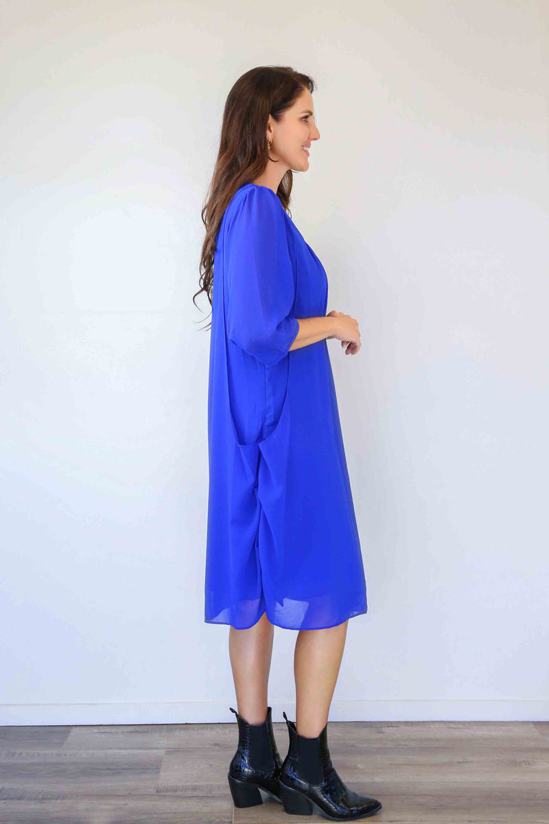Merric Plain Pleats In Front Dressy Dresses