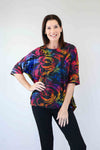 Merric Soft Stretchy Printed Top
