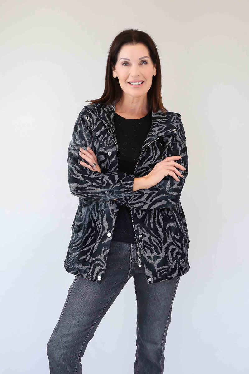 Merric Tie Dye Corduroy Look Jacket