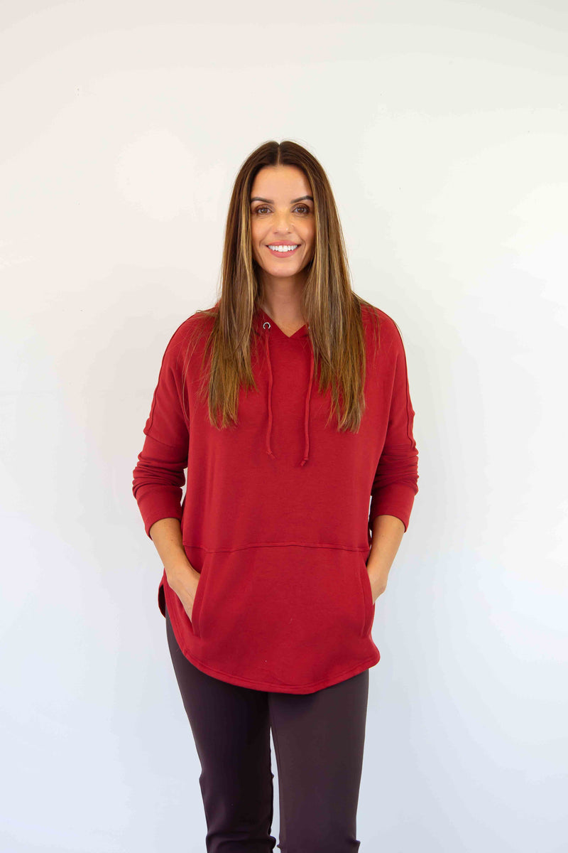 Merric Hoodie Top with Pockets