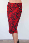 Larosela Knitted Print Skirt