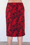 Larosela Knitted Print Skirt