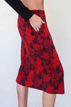 Larosela Knitted Print Skirt
