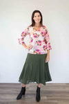 Merric Plain Chiffion Skirt