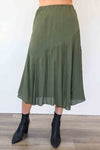 Merric Plain Chiffion Skirt