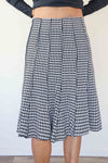 Merric Houndstooth Pattern Skirt