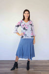 Merric Plain Chiffion Skirt