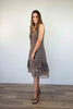 Tie side sleevless dress