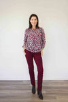 Merric Straight Style Elastic Waist Cozy Pants