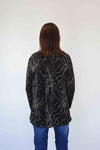 Merric 62%Cotton Gold Print Cardigan