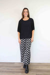 Merric Crinkled Solid Color Top