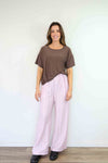 Larosela Stretch Soft Wrapped-Edge T-Shirt