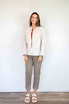 Larosela Back Elastic Waist 97%Cotton Pants