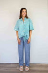 FairyTern Tie Front 100% Cotton Shirt