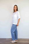 FairyTern Tie Front100% Cotton Top