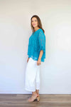 LaroselaLayered Ruffle Cuff Plain Top