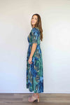 Merric V-neck Long Stretch Dress