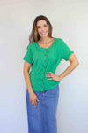 Merric Front Button Short Sleeve Shirt