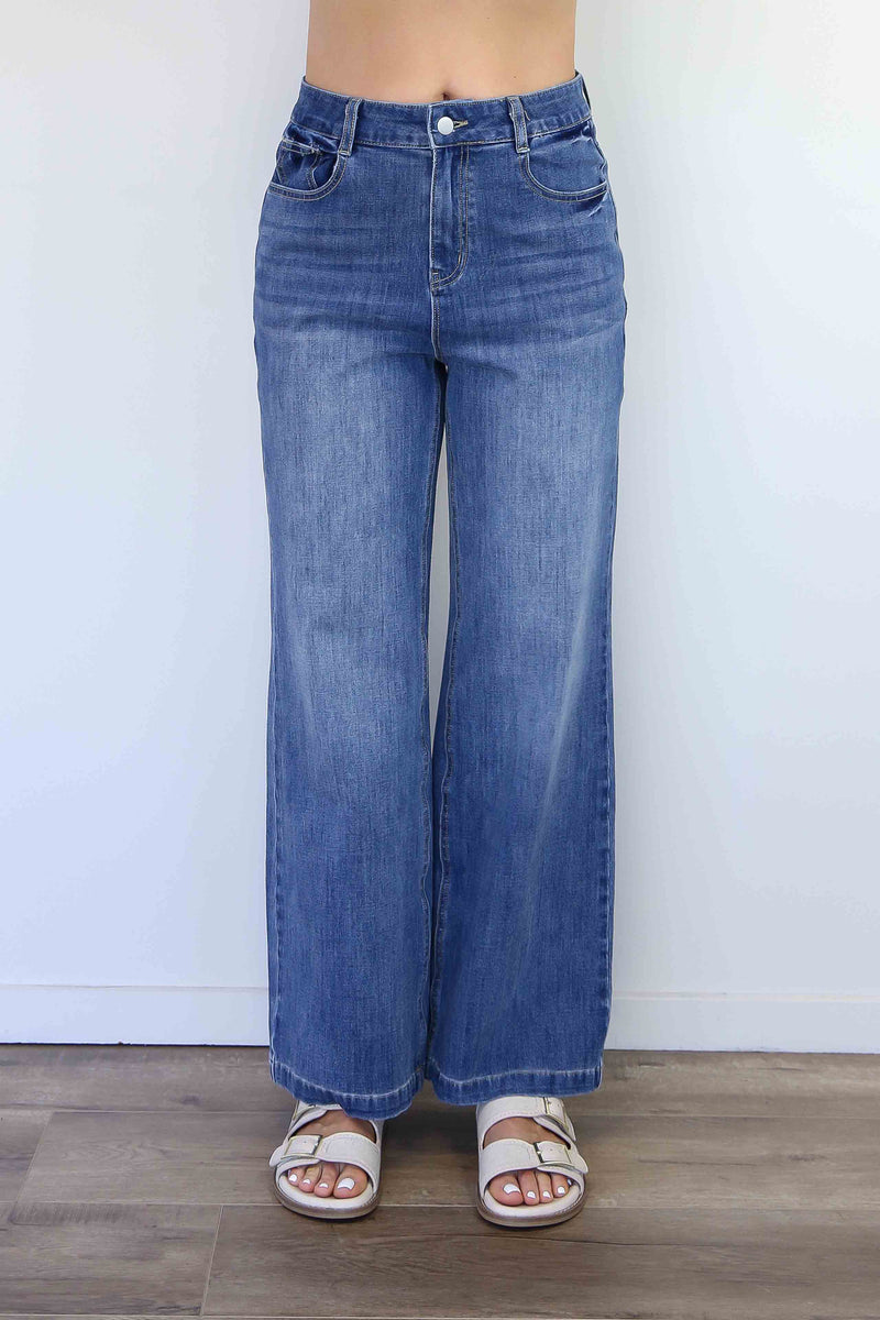 Merric Slightly Wide-Leg Jeans